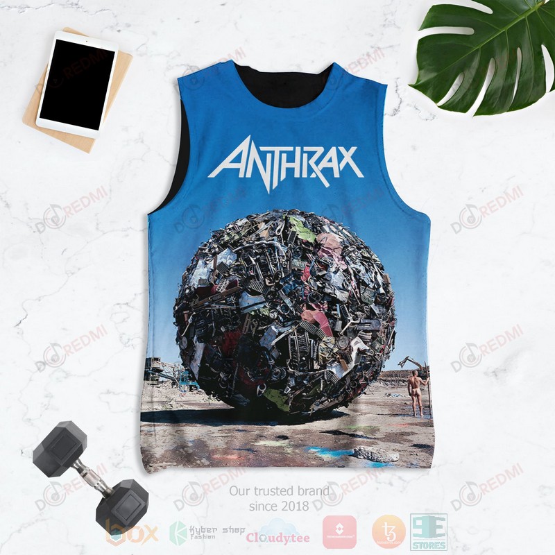 NEW Anthrax Stomp 442 Album 3D Tank Top2