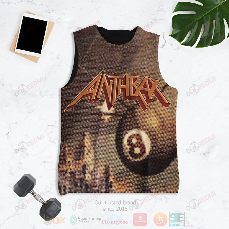 NEW Anthrax Volume 8 The Threat Is Real Album 3D Tank Top1