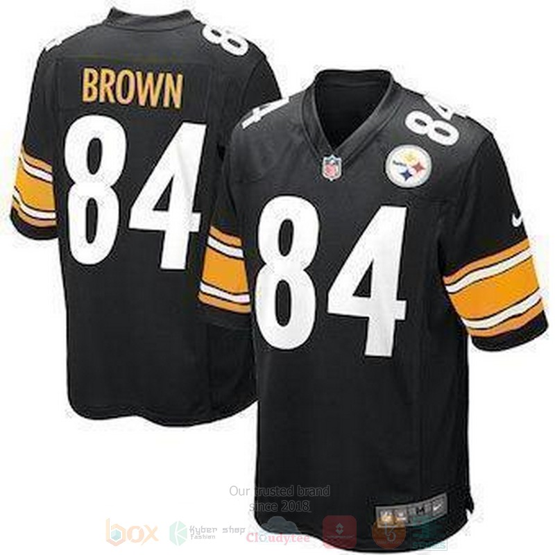 Antonio Brown Pittsburgh Steelers Black Football Jersey