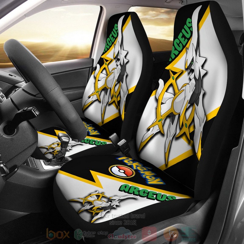 Arceus Anime Pokemon Car Seat Cover