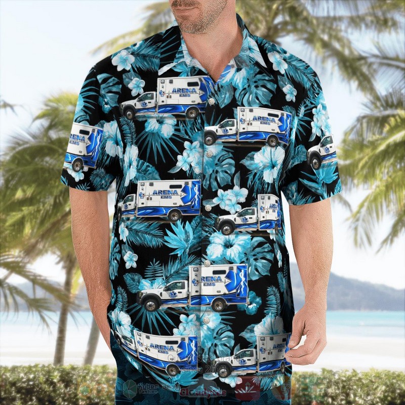 Arena Wisconsin Arena EMS Hawaiian Shirt 1 2 3