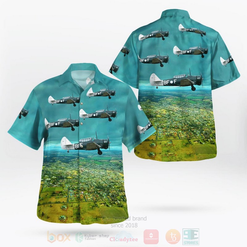 Australia Temora Aviation Museum CA 16 Wirraway Hawaiian Shirt