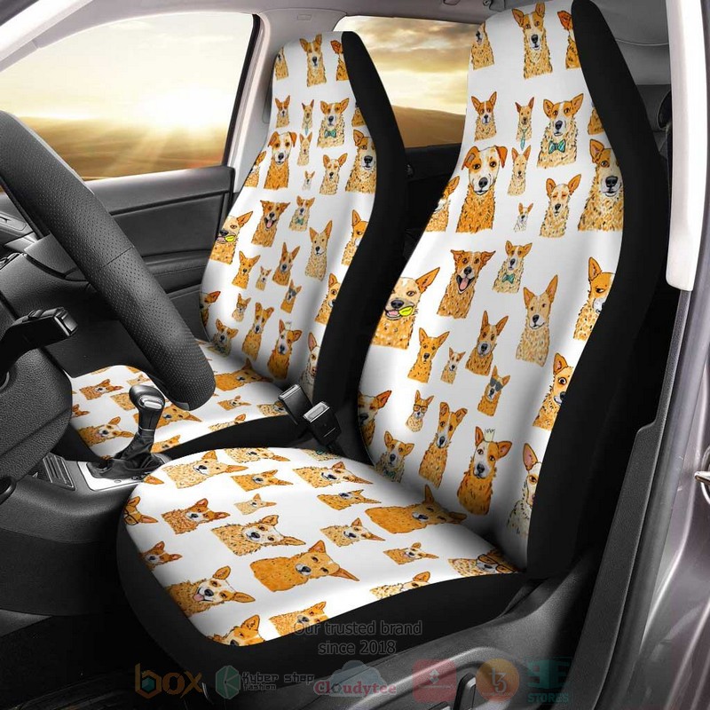 Australian Cattle Dog Dog Car Seat Cover
