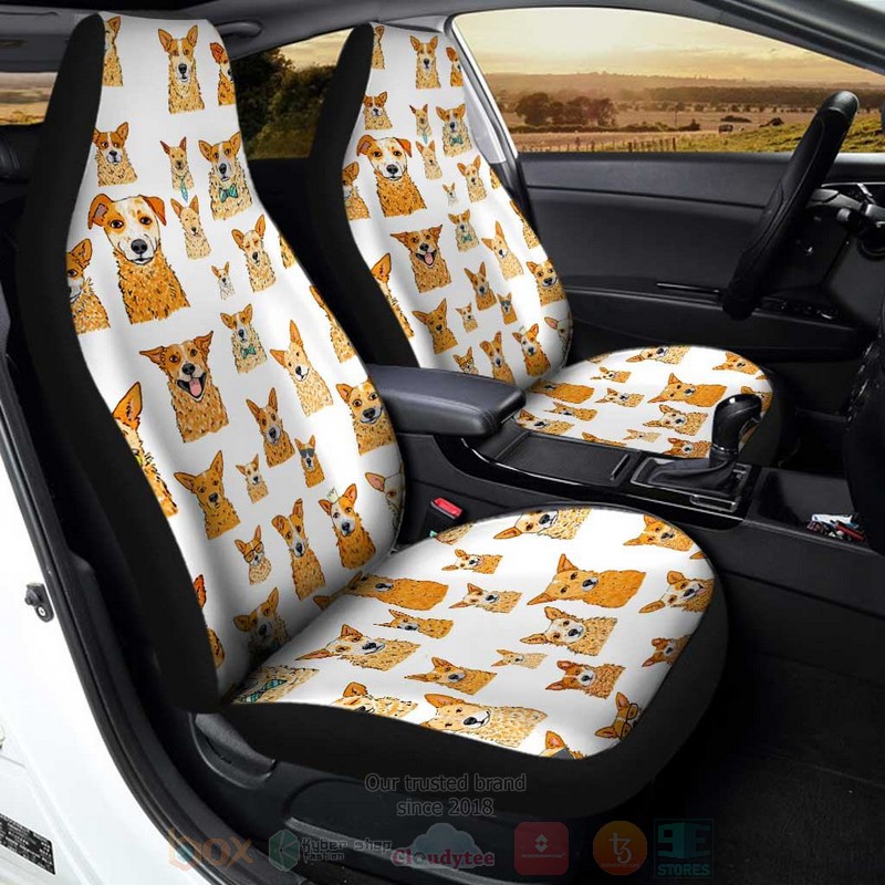 Australian Cattle Dog Dog Car Seat Cover 1