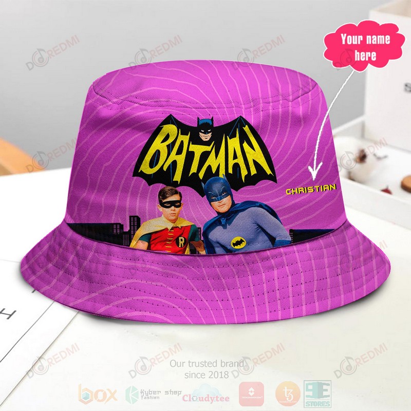 Batman and Robin DC Comics Custom Name Bucket Hat