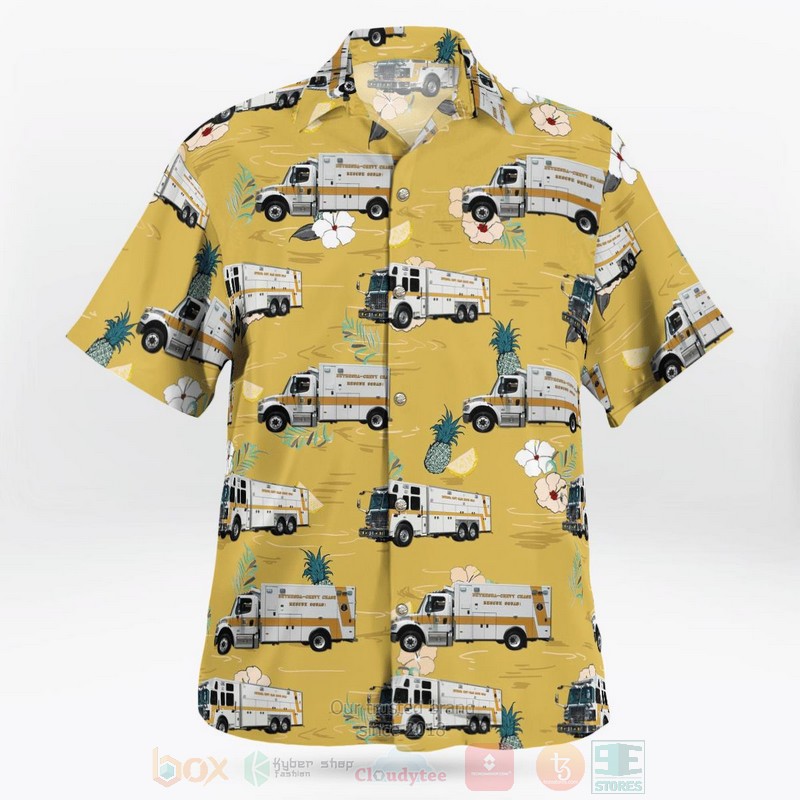 Bethesda Chevy Chase Rescue Squad Bethesda Maryland Hawaiian Shirt 1