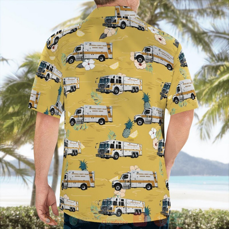 Bethesda Chevy Chase Rescue Squad Bethesda Maryland Hawaiian Shirt 1 2 3