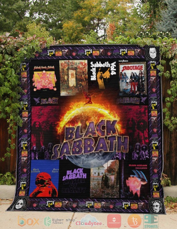 Black Sabbath band Album covers Quilt 1