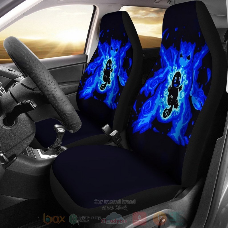 Blastoise And Squirtle Pokemon Anime Car Seat Cover