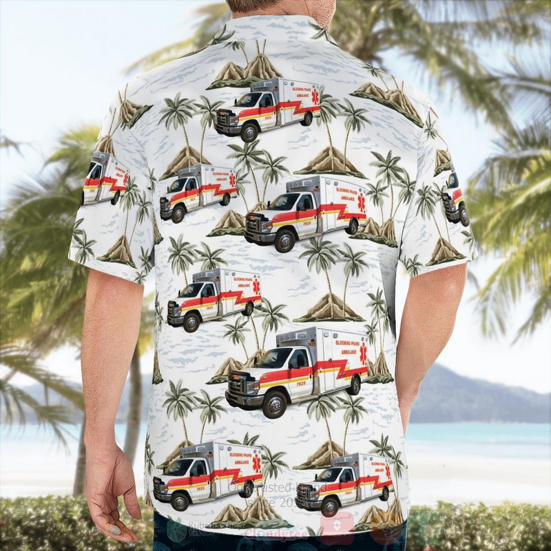 Blooming Prairie Ambulance Blooming Prairie Minnesota Hawaiian Shirt 1 2 3
