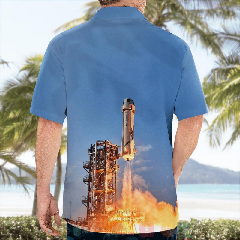 Blue Origin Rocket Hawaiian Shirt 1