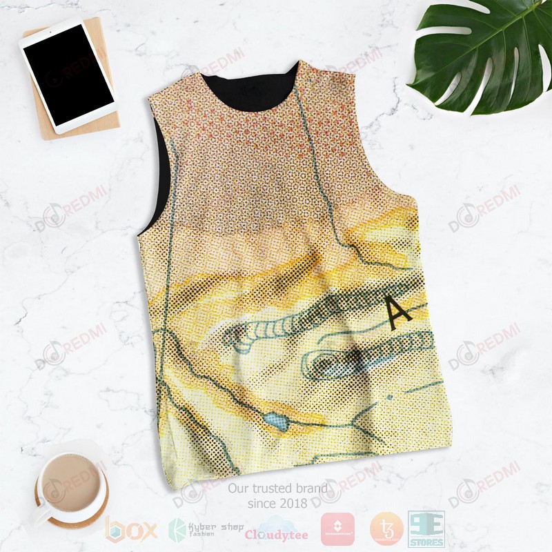 NEW Brian Eno Ambient 4 On Land Album 3D Tank Top2