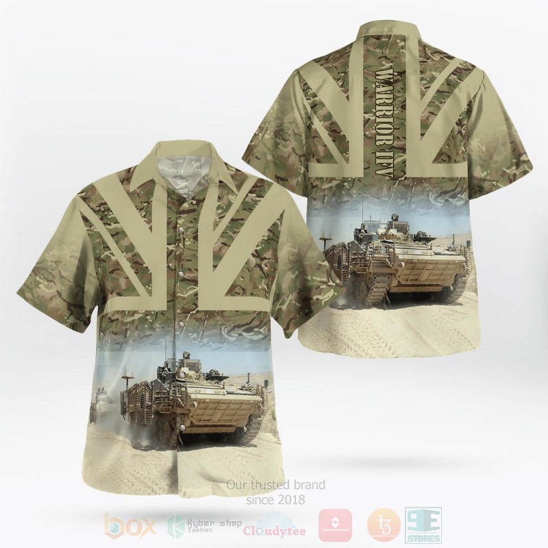 British Army Warrior IFV Hawaiian Shirt