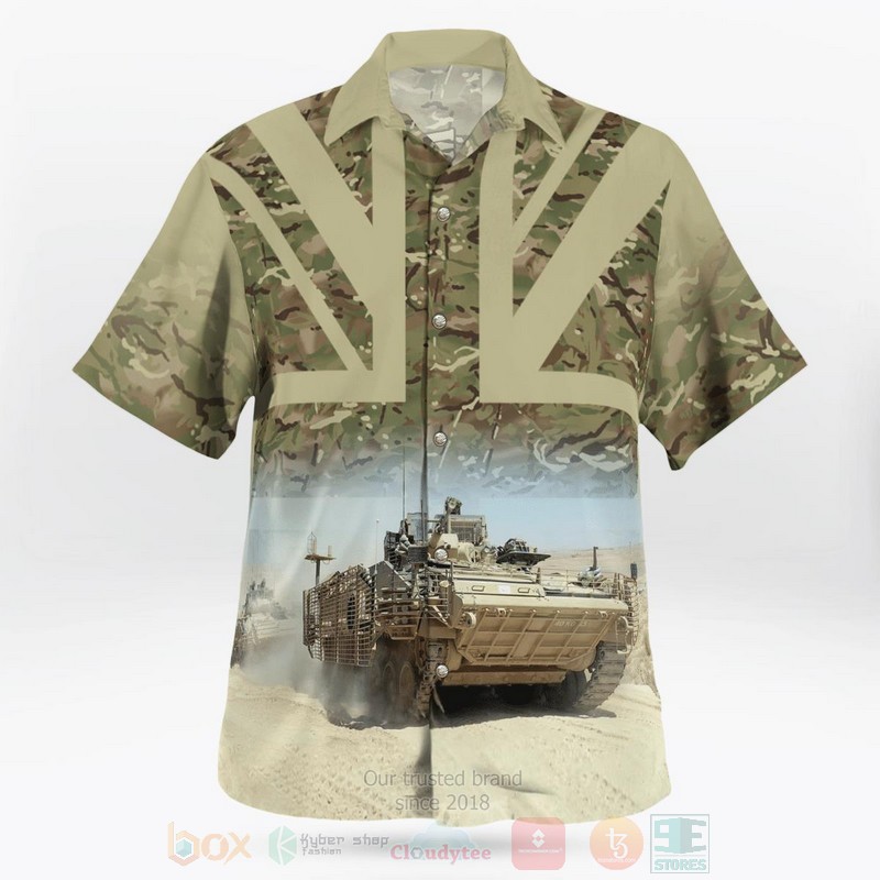 British Army Warrior IFV Hawaiian Shirt 1 2