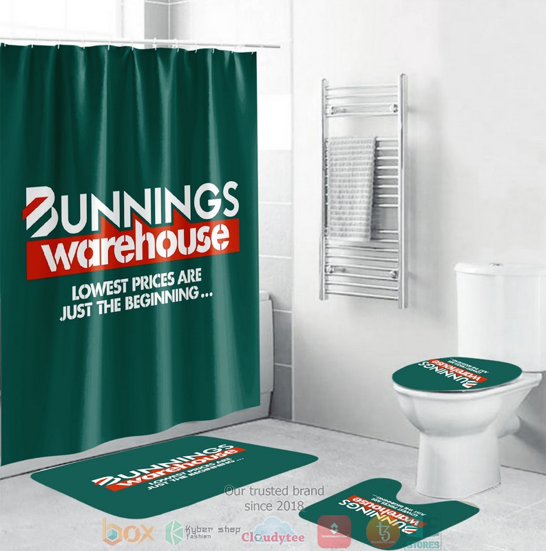 Bunnings Warehouse Shower curtain sets