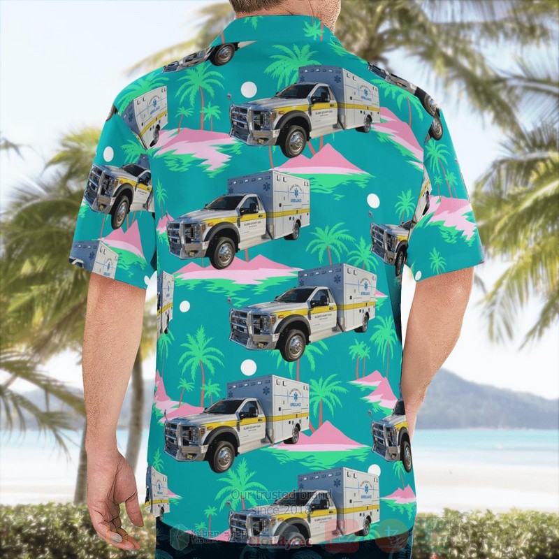 Burt Township Alger County EMS Grand Marais Michigan Hawaiian Shirt 1 2 3