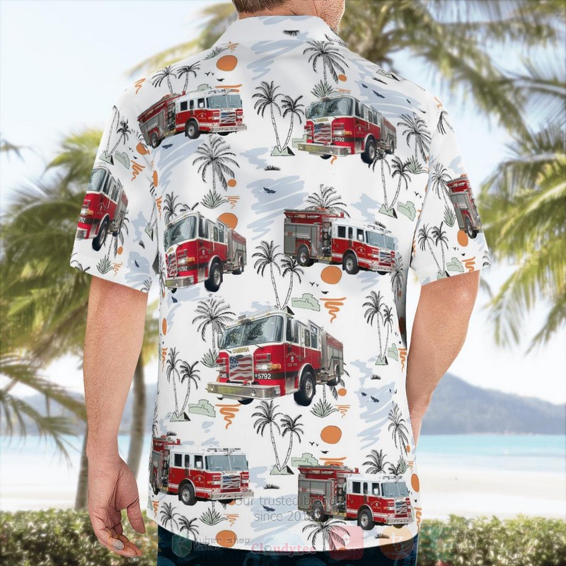 Cambria Fire Department California Hawaiian Shirt 1