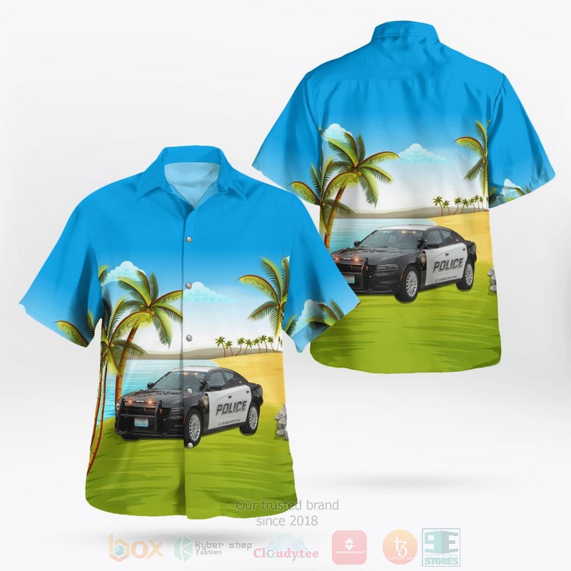 Cameron Police Department Cameron West Virginia Hawaiian Shirt