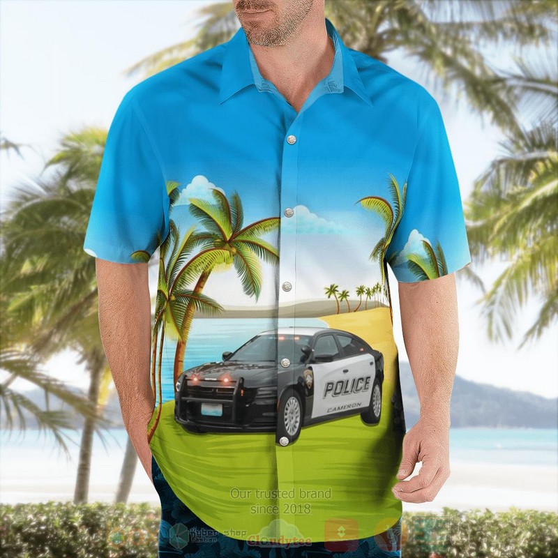 Cameron Police Department Cameron West Virginia Hawaiian Shirt 1 2 3