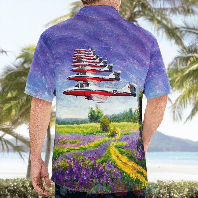 Canadian Museum of Flight Canadair CT 114 Tutor Hawaiian Shirt 1 2 3