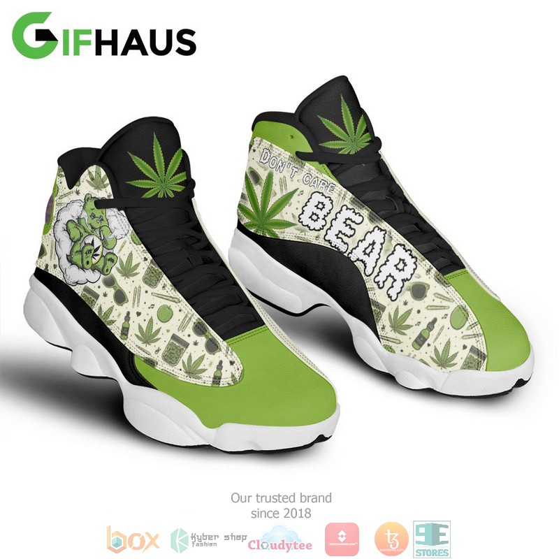 Cannabis Dont care bear Air Jordan 13 Sneaker Shoes 1