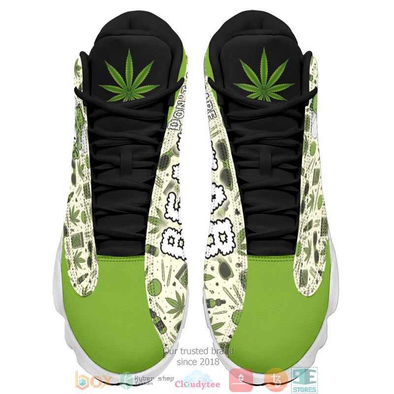Cannabis Dont care bear Air Jordan 13 Sneaker Shoes 1 2