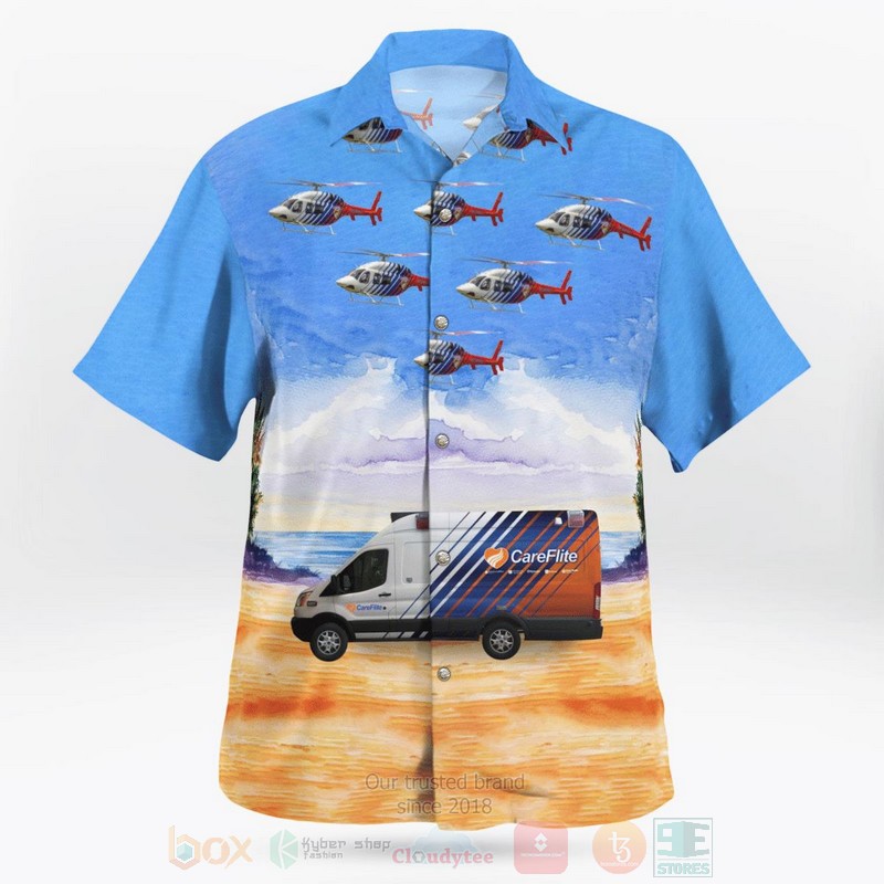 CareFlite Texas Fleet Hawaiian Shirt 1