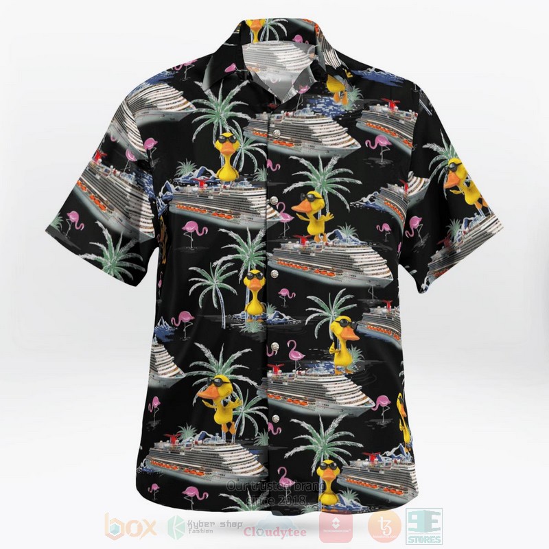 Carnival Cruise Line Carnival Horizon Cruising Duck Hawaiian Shirt Short 1