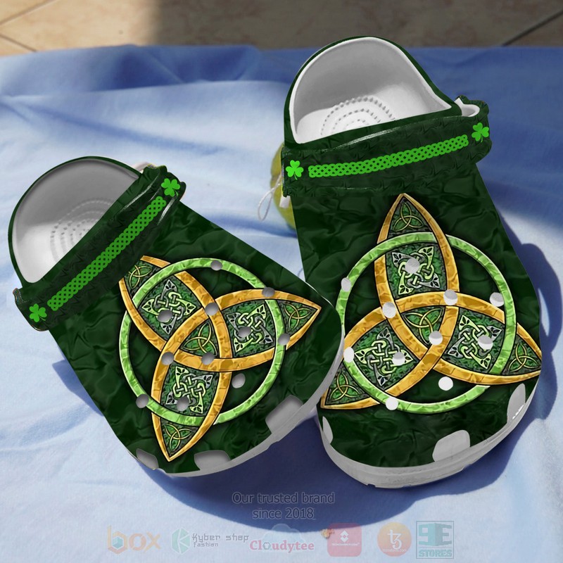 Celtic Irish symbol Crocband Crocs Clog Shoes
