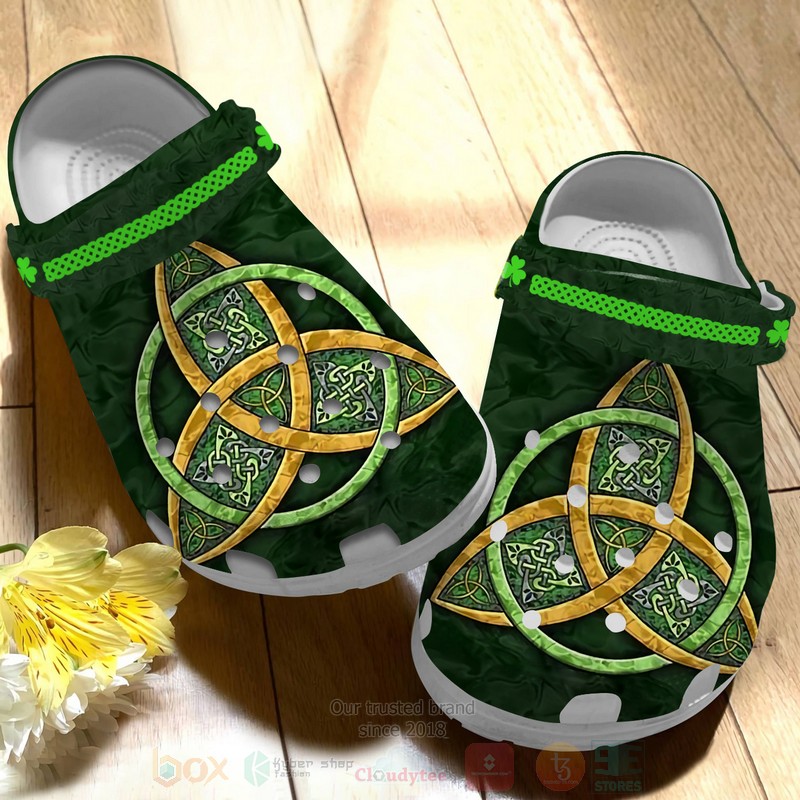 Celtic Irish symbol Crocband Crocs Clog Shoes 1