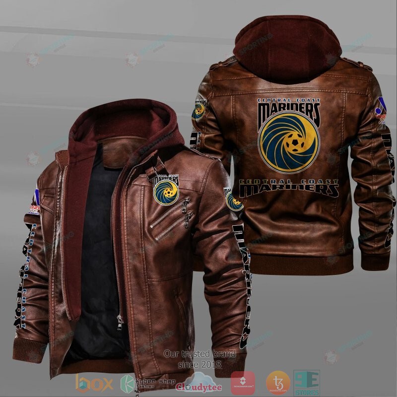 Central Coast Mariners Leather Jacket 1