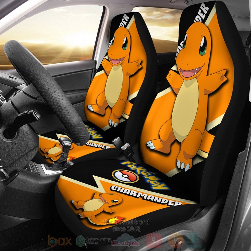 Charmander Anime Pokemon Car Seat Cover