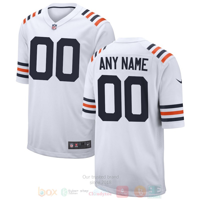 Chicago Bears White 2019 Alternate Personalized Football Jersey
