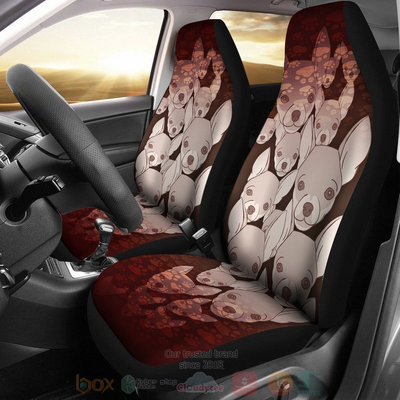 Chihuahua Dog Car Decoration Car Seat Cover 1