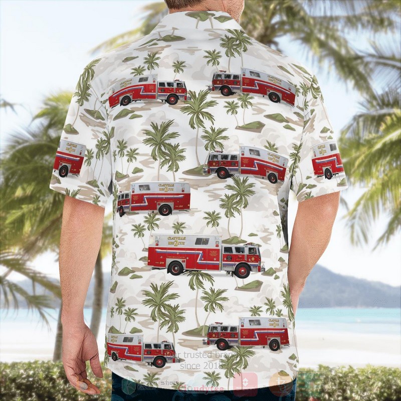 Clayville Fire Department Hawaiian Shirt 1