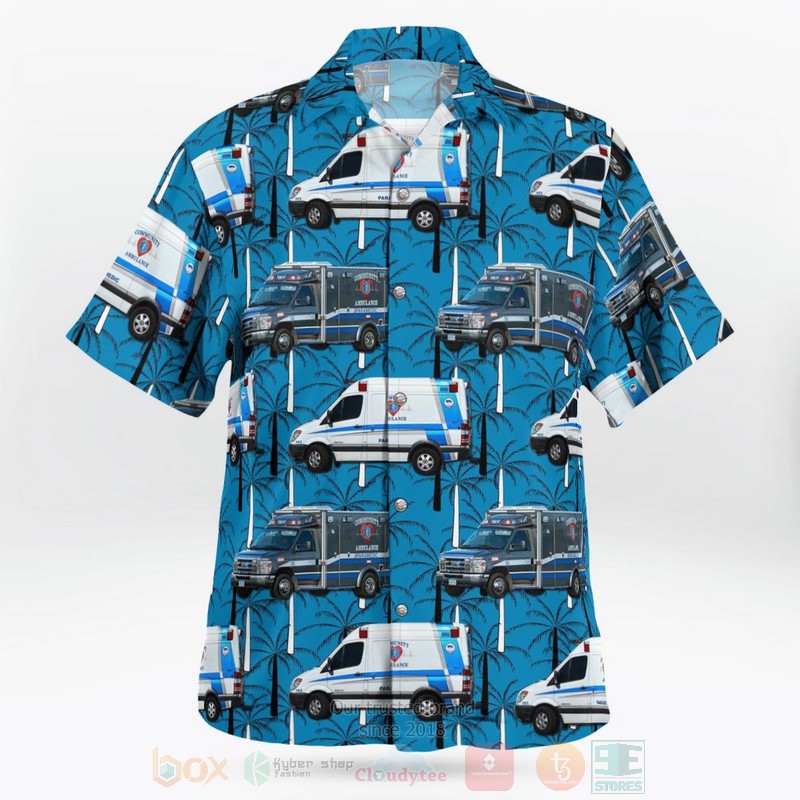 Community Ambulance Henderson Nevada Fleet Hawaiian Shirt 1
