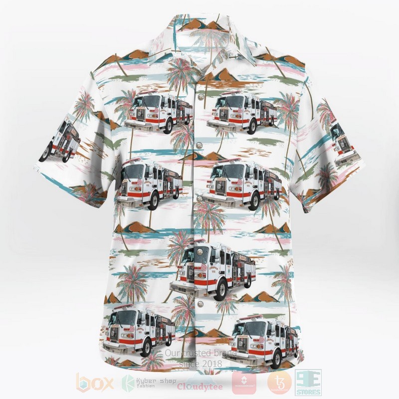 Coraopolis Pennsylvania Coraopolis VFD Hawaiian Shirt 1