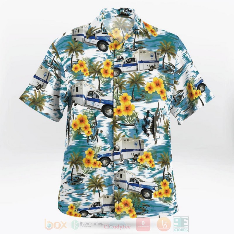Crawford Georgia Oglethorpe County EMS Hawaiian Shirt 1