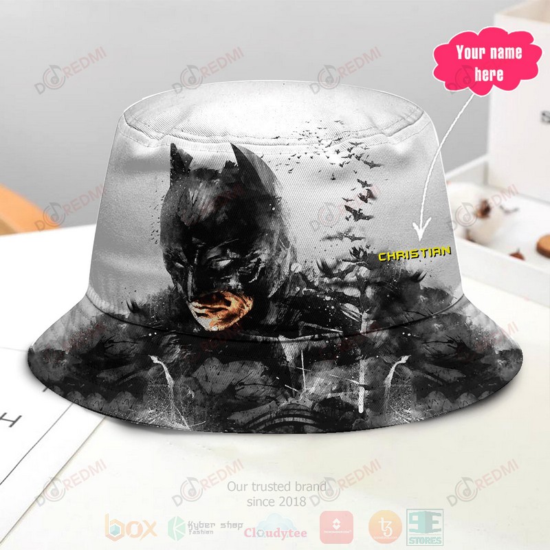 DC Comics Batman Custom Name Bucket Hat