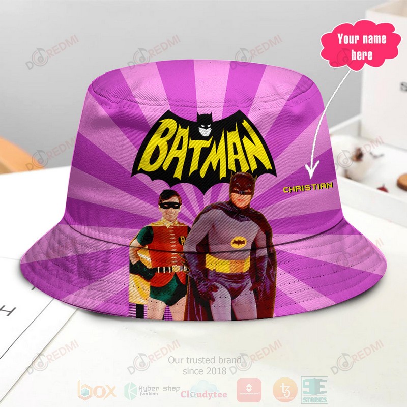 DC Comics Batman Robin Custom Name Bucket Hat