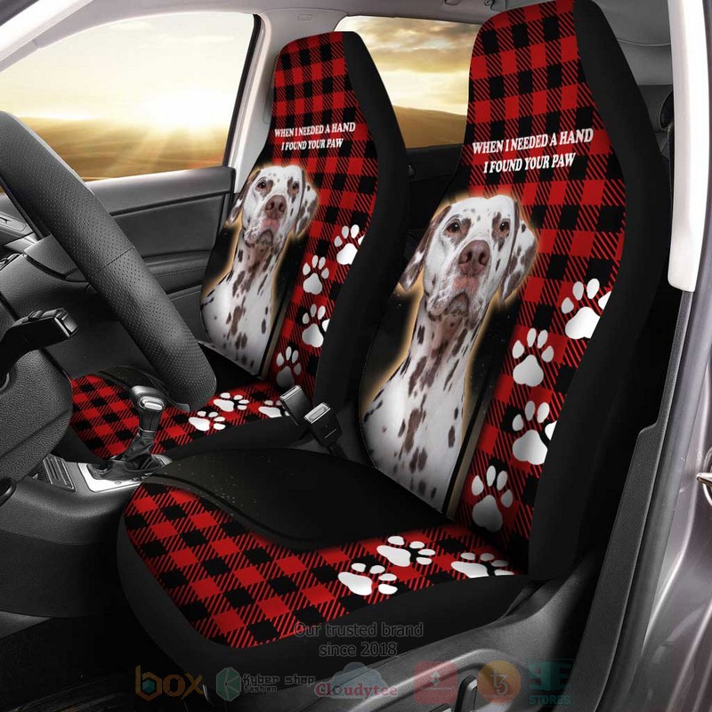 Dalmatian Dog I Found Your Paw Car Seat Cover