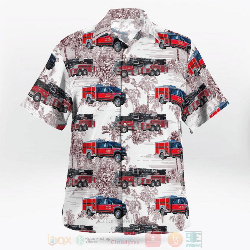Delano Fire Department Delano Minnesota Hawaiian Shirt 1