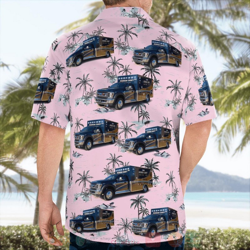 Dickinson County EMS Hawaiian Shirt 1