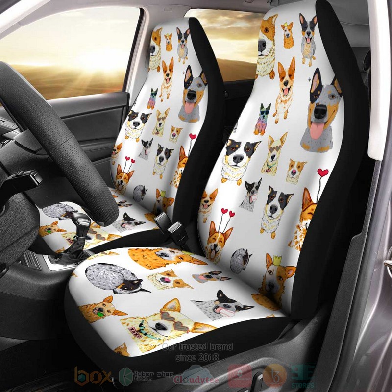 Dog Cattle Dog Car Seat Cover