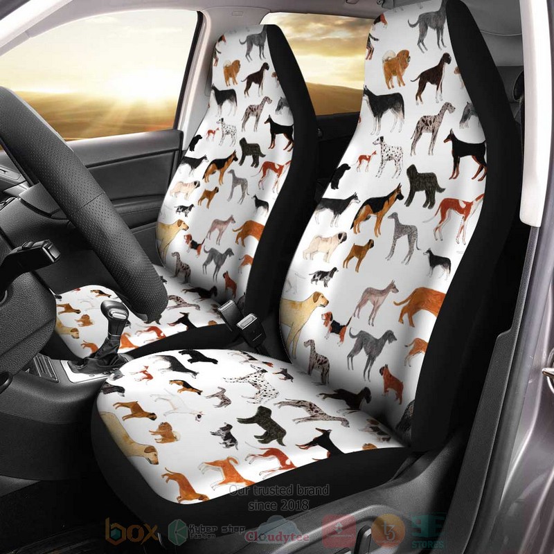 Dogs Funny Pet Lovers Car Seat Cover