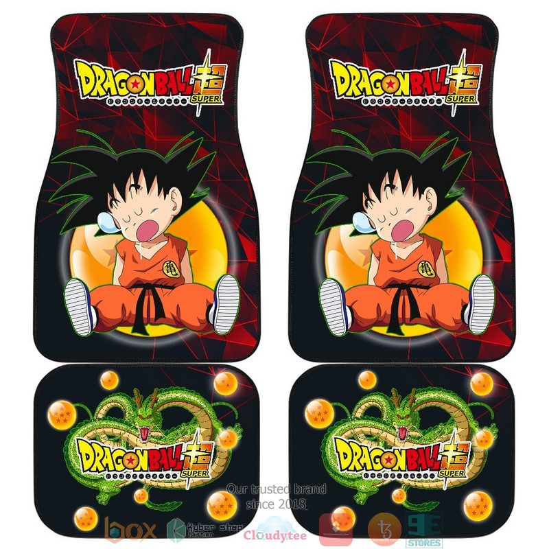 Dragon Ball Kid Goku Sleeping Dragon Ball Car Floor Mats