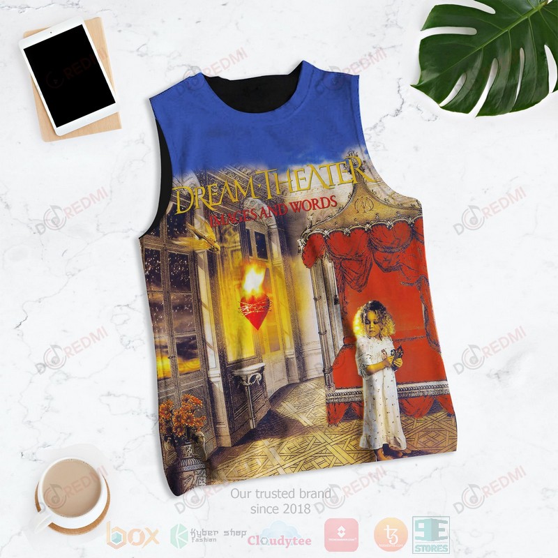 NEW Dream Theater Images and Words Album 3D Tank Top1