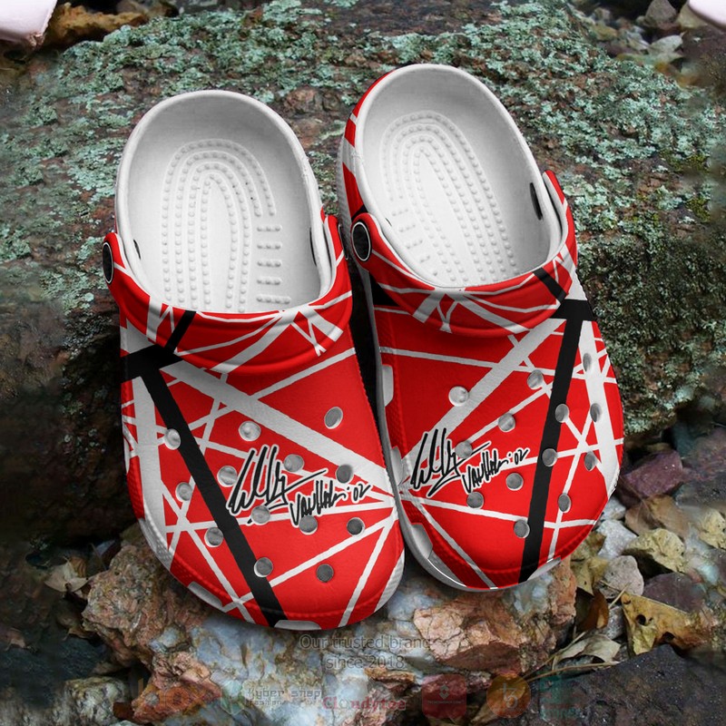 EVH Pattern Crocband Crocs Clog Shoes 1