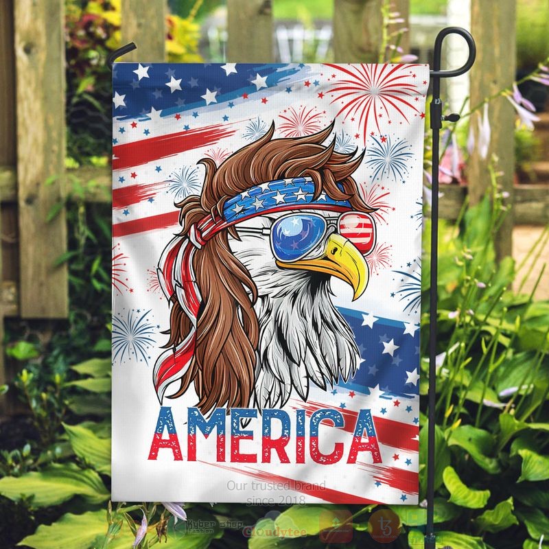Eagle America Independence Day Flag