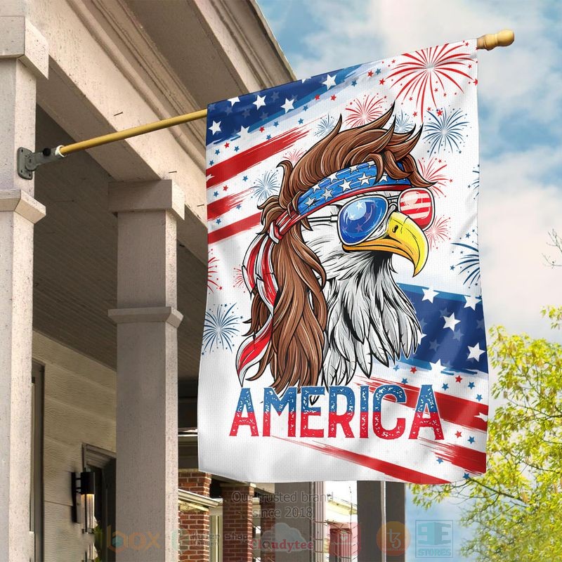Eagle America Independence Day Flag 1